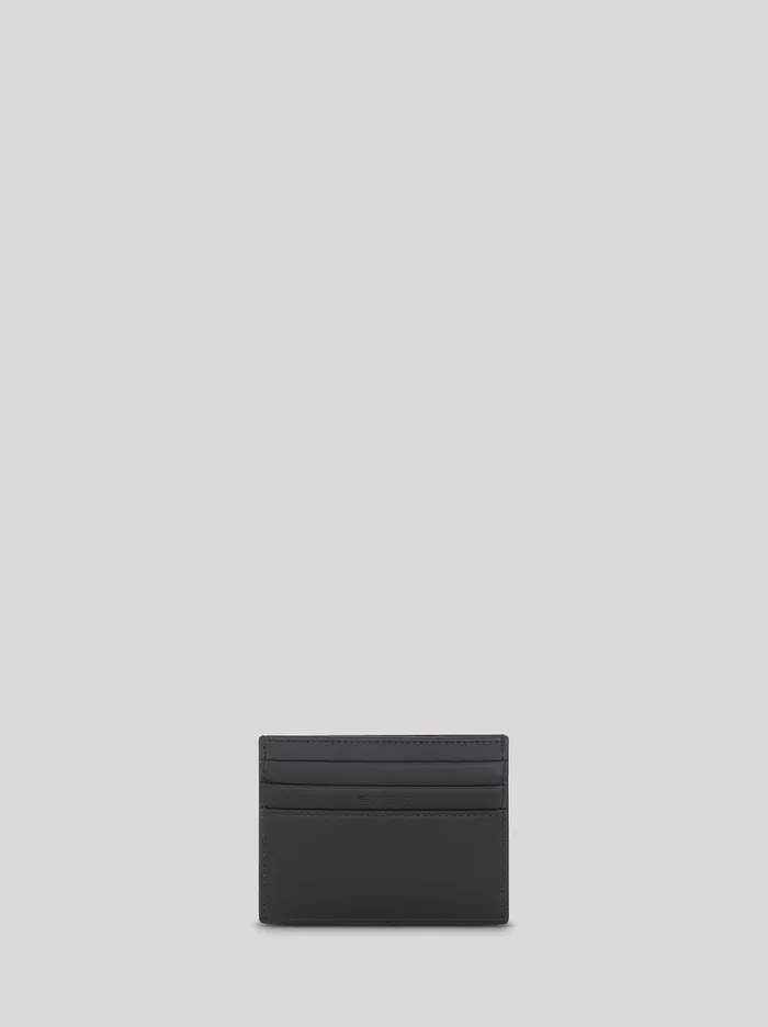 Men Leather Card Holder With Pegaso Etro Wallets And Credit Card Holder