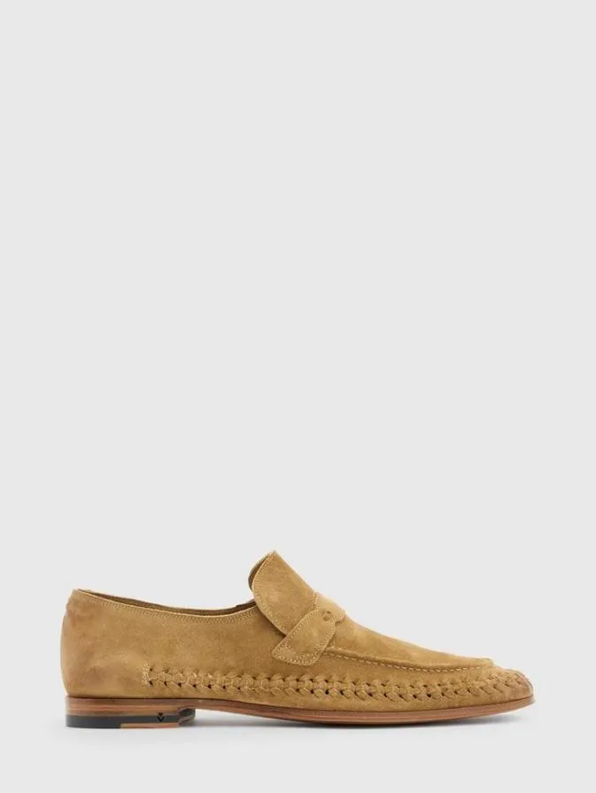 Men Leather Shoes John Varvatos MERIDA LOAFER Clay