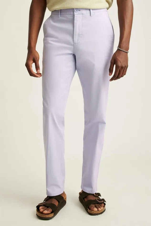 Men Lightweight Chino Light Lavender Bonobos Chinos