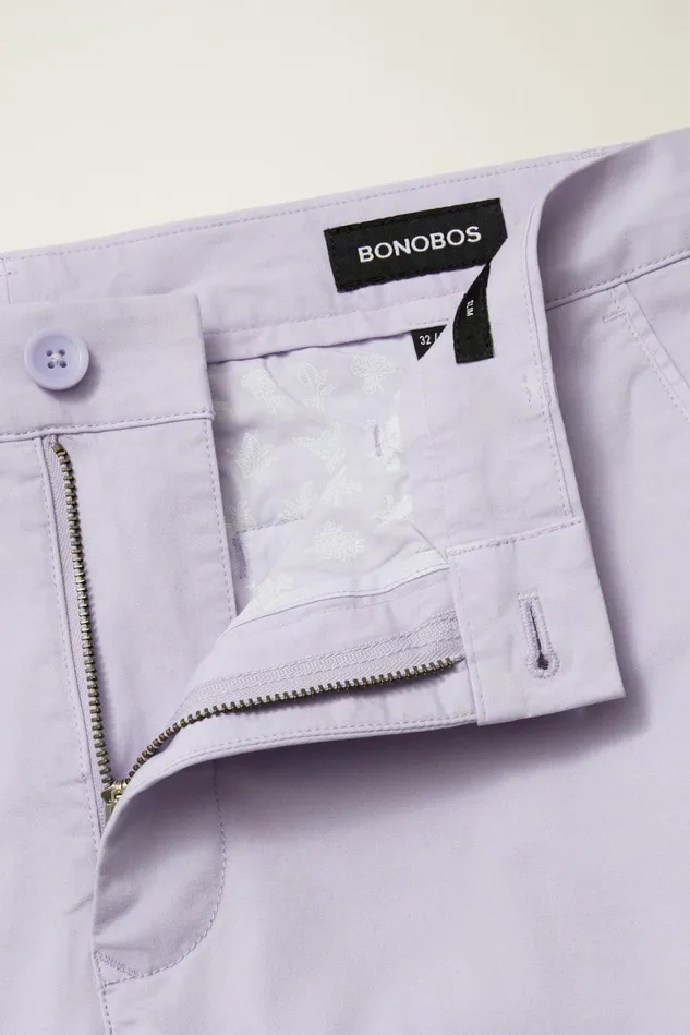 Men Lightweight Chino Light Lavender Bonobos Chinos