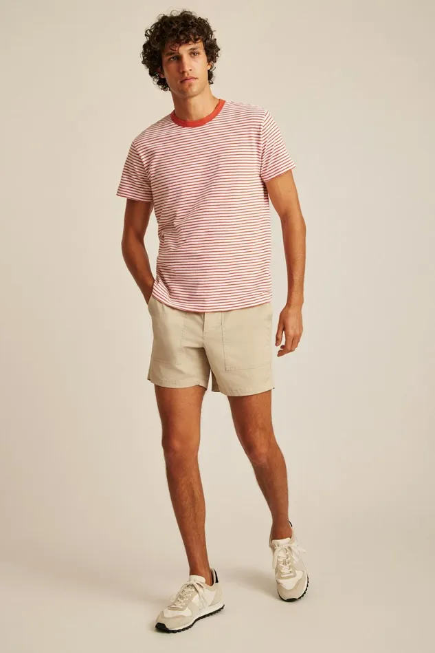 Men Lightweight Travel Short Rye Fields Bonobos Chino Shorts