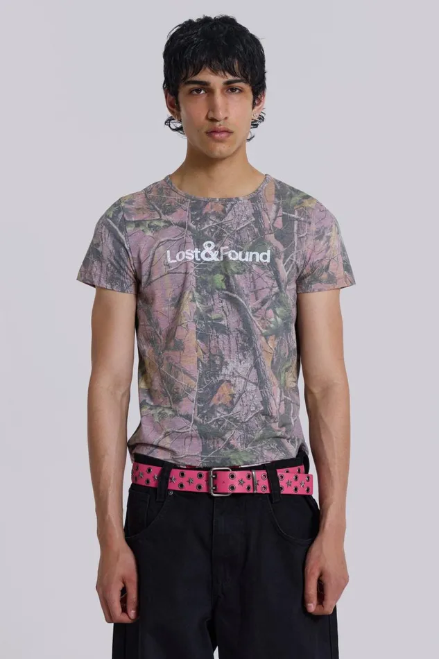 Men Lost and Found Camo Tee Jaded London TShirts and Vests