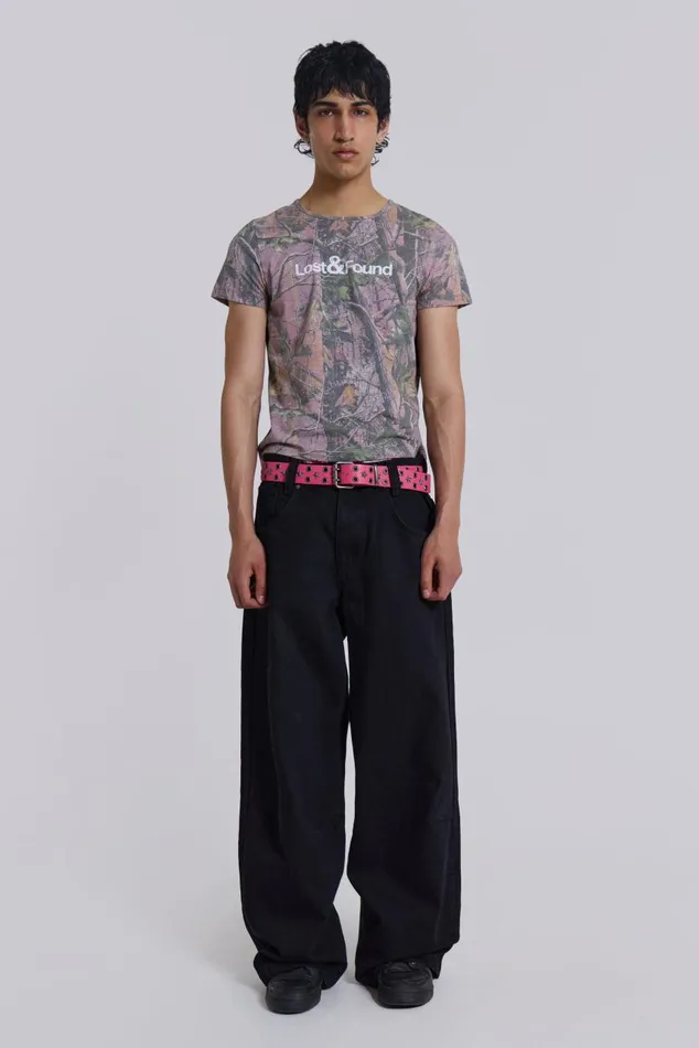 Men Lost and Found Camo Tee Jaded London TShirts and Vests