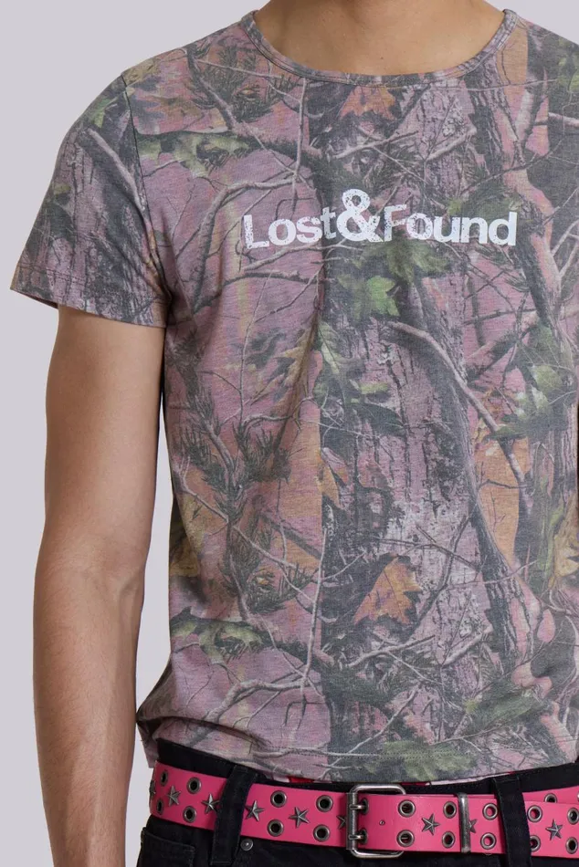 Men Lost and Found Camo Tee Jaded London TShirts and Vests