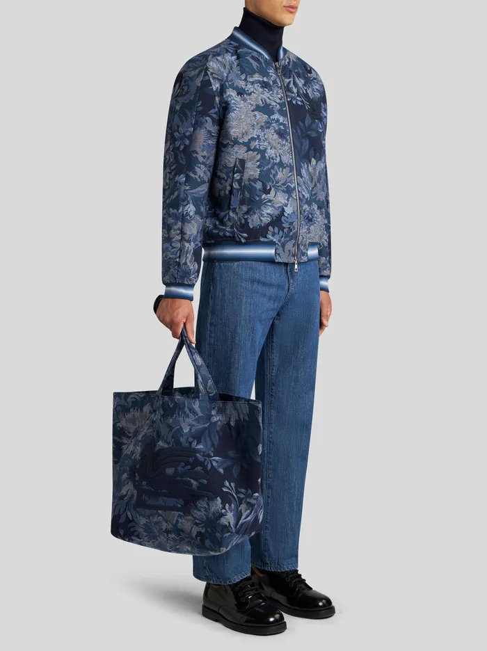 Men Medium Soft Trotter Bag Etro Shopping Bags