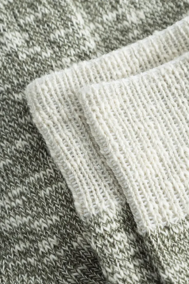 Men Norse Projects Accessories Ebbe Slub Sock Sediment Green