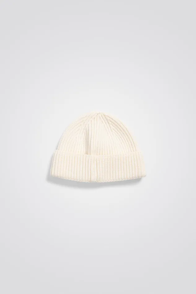 Men Norse Projects Beanies Hybrid Rib Beanie Stretch Wool Warm Grey