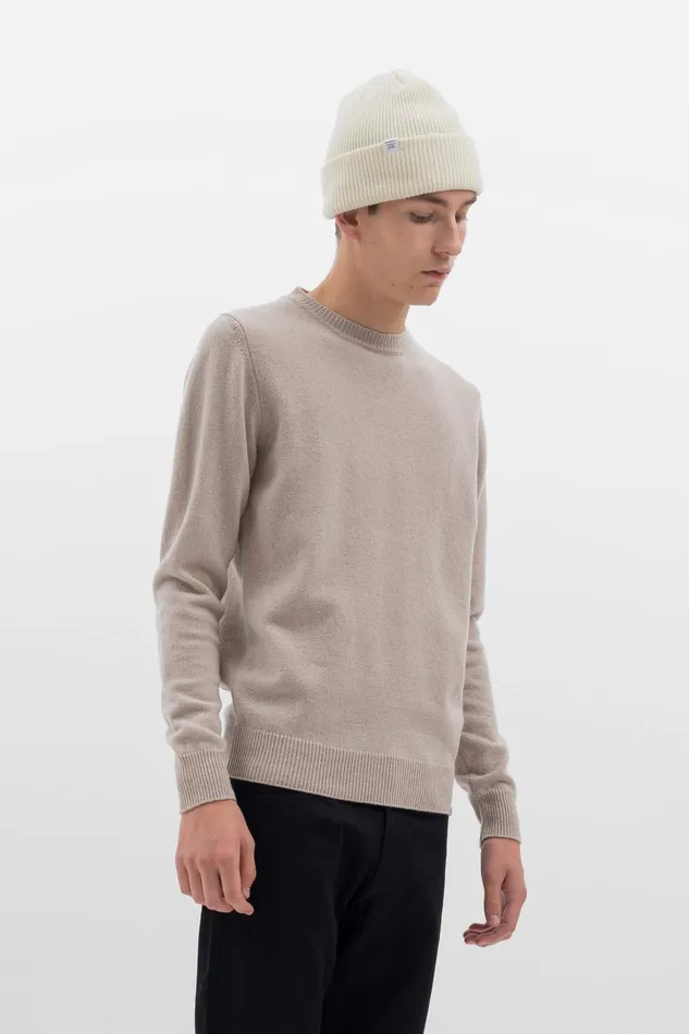 Men Norse Projects Beanies Wool Cotton Rib Beanie Dark Navy