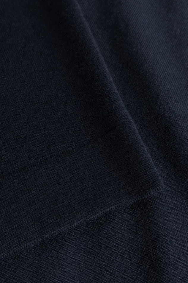 Men Norse Projects Knitwear Jon Tech Merino SS Polo Dark Navy