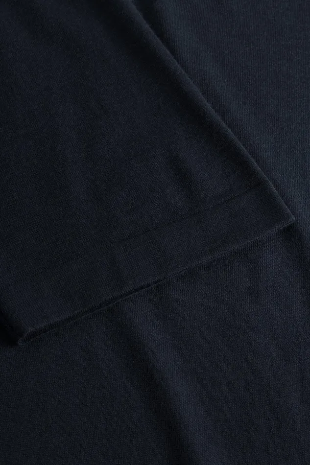 Men Norse Projects Knitwear Jon Tech Merino SS Polo Dark Navy