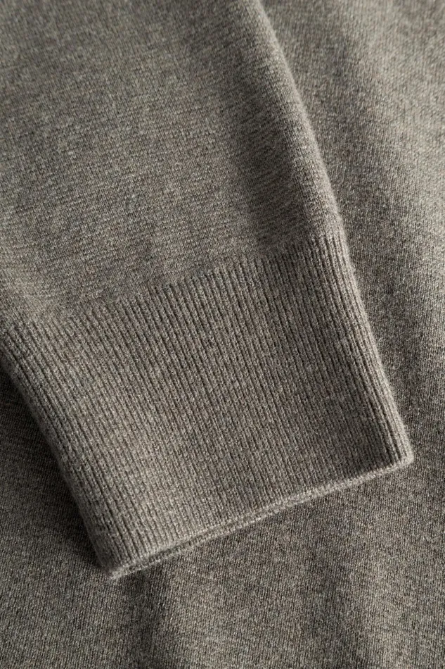 Men Norse Projects Knitwear Kian Merino Cotton Milano Polo Warm Grey