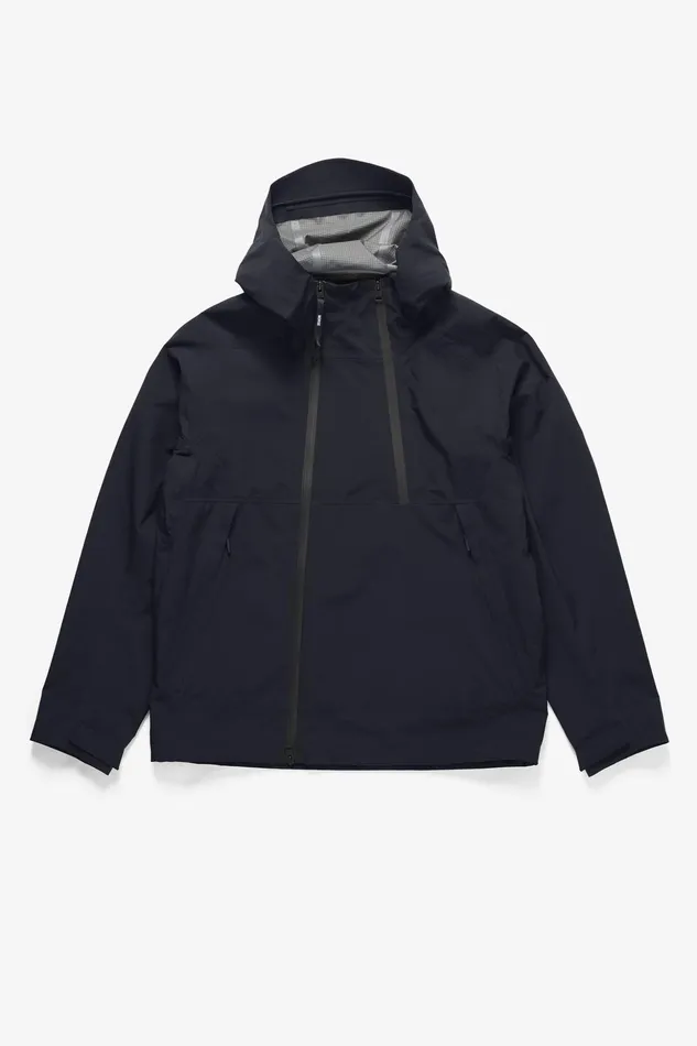 Men Norse Projects Outerwear 3L Waterproof Shell Jacket Dark Navy