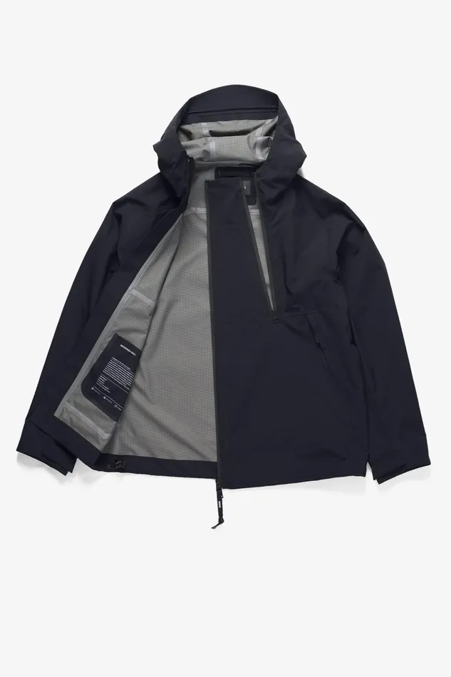 Men Norse Projects Outerwear 3L Waterproof Shell Jacket Dark Navy
