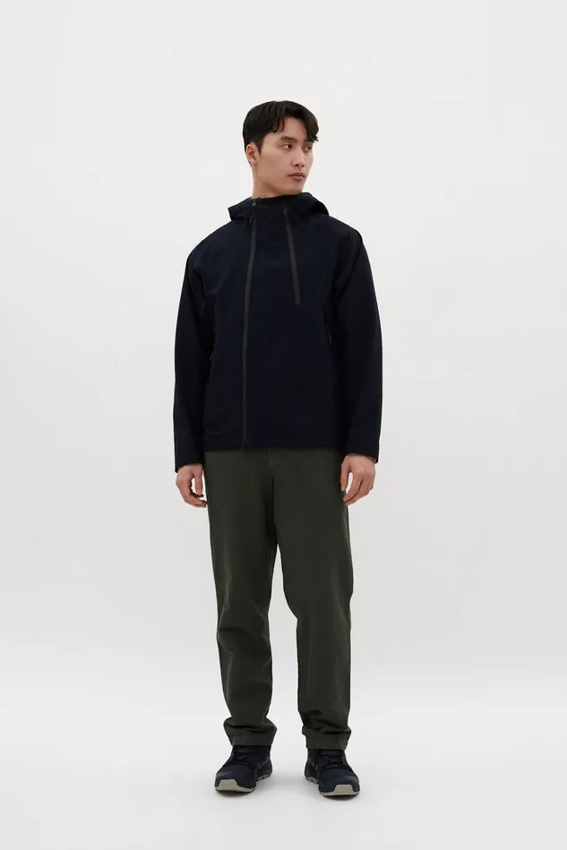 Men Norse Projects Outerwear 3L Waterproof Shell Jacket Dark Navy