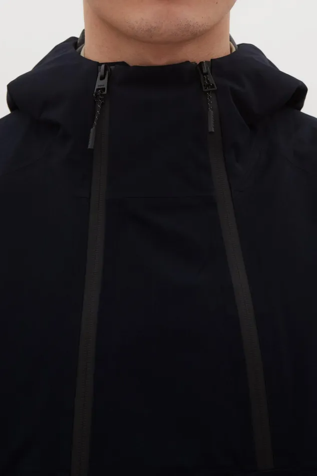 Men Norse Projects Outerwear 3L Waterproof Shell Jacket Dark Navy