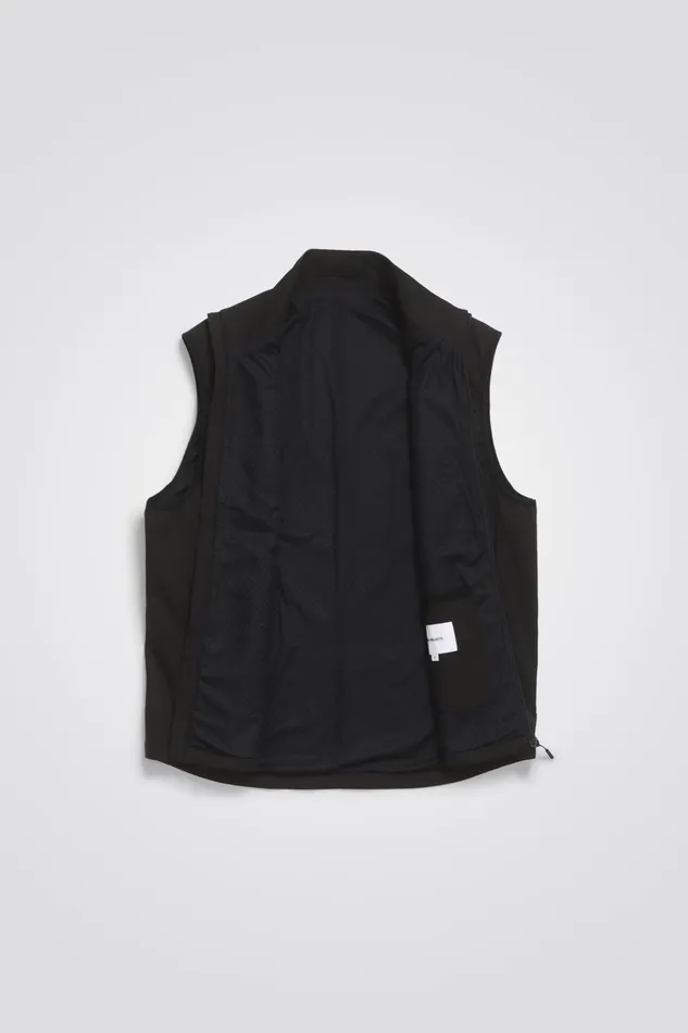 Men Norse Projects Outerwear Birkholm Solotex Twill Vest Black