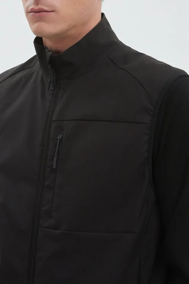 Men Norse Projects Outerwear Birkholm Solotex Twill Vest Black