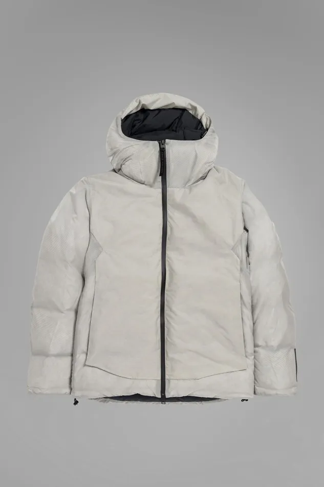 Men Norse Projects Outerwear Pasmo Rip Short Down Parka Lucid White