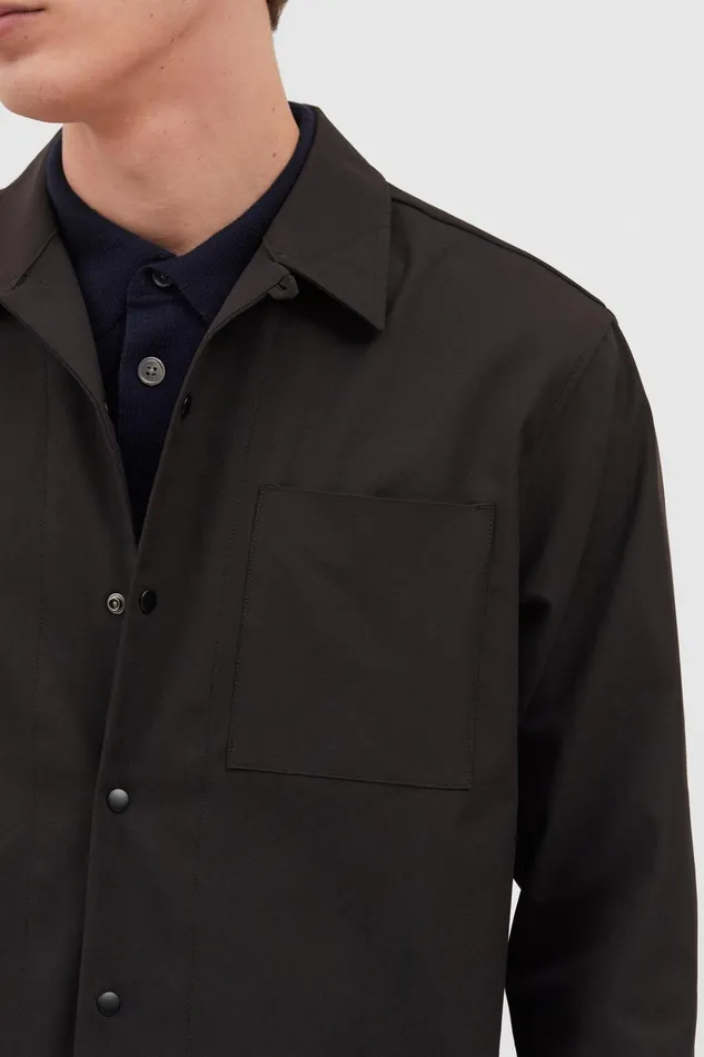 Men Norse Projects Shirting Carsten Solotex Twill Shirt LS Black