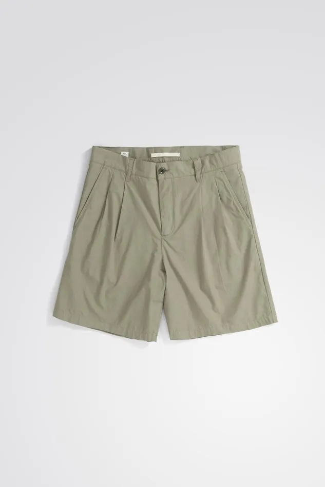 Men Norse Projects Shorts Benn Relaxed Typewriter Pleated Short Clay