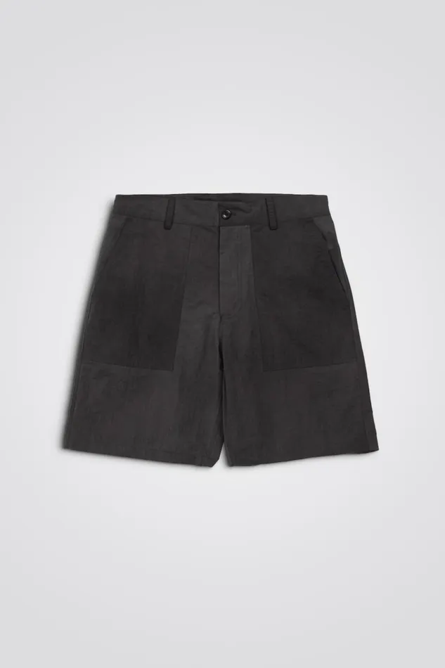 Men Norse Projects Shorts Lukas Relaxed Wave Dye Shorts Black