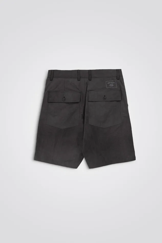 Men Norse Projects Shorts Lukas Relaxed Wave Dye Shorts Black