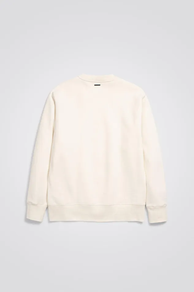 Men Norse Projects Sweatshirts Organic Brushed Cotton Sweatshirt Ecru