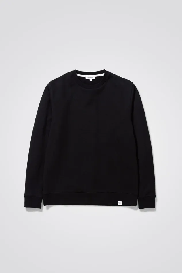 Men Norse Projects Sweatshirts Vagn Classic Crew Black