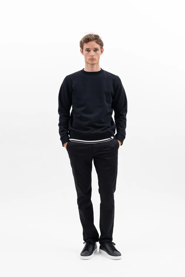 Men Norse Projects Sweatshirts Vagn Classic Crew Black