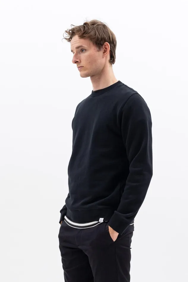 Men Norse Projects Sweatshirts Vagn Classic Crew Black