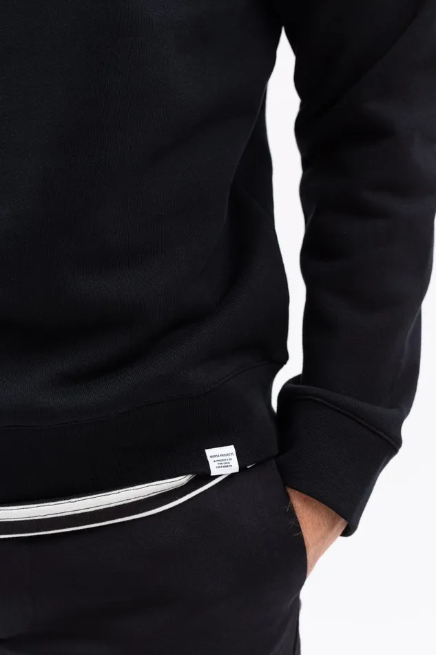 Men Norse Projects Sweatshirts Vagn Classic Crew Black