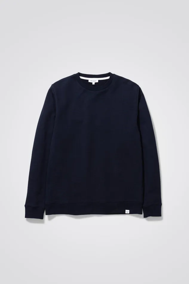 Men Norse Projects Sweatshirts Vagn Classic Crew Dark Navy