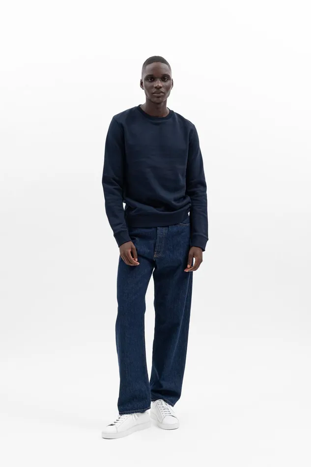 Men Norse Projects Sweatshirts Vagn Classic Crew Dark Navy