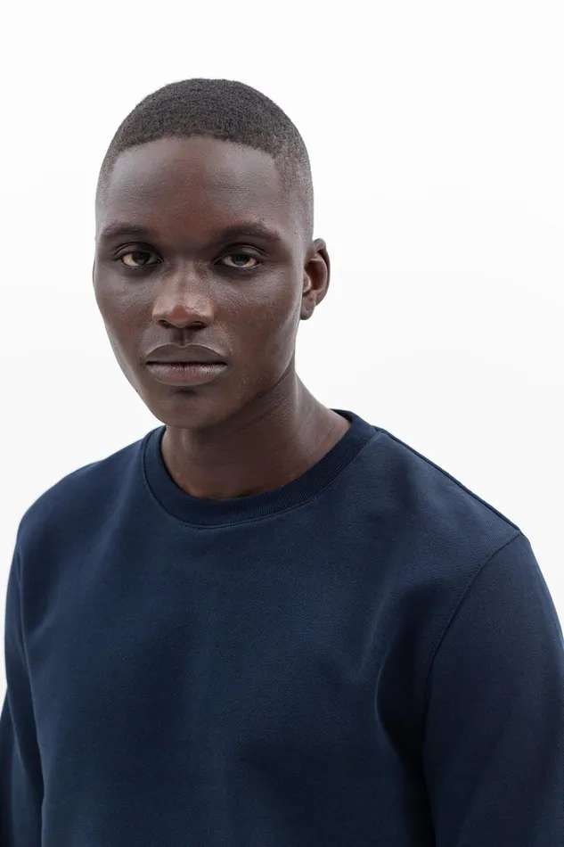 Men Norse Projects Sweatshirts Vagn Classic Crew Dark Navy