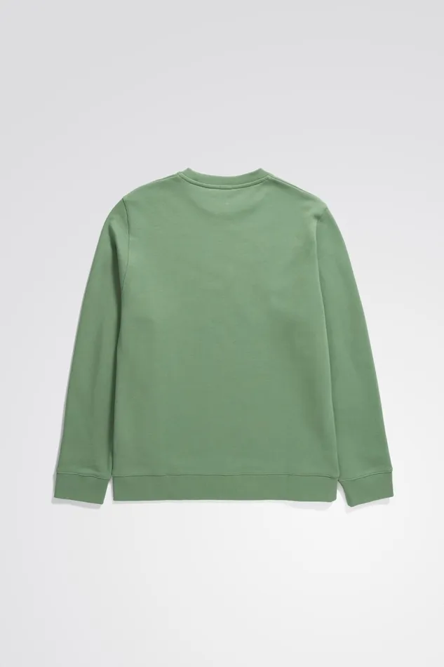 Men Norse Projects Sweatshirts Vagn Classic Crew Linden Green