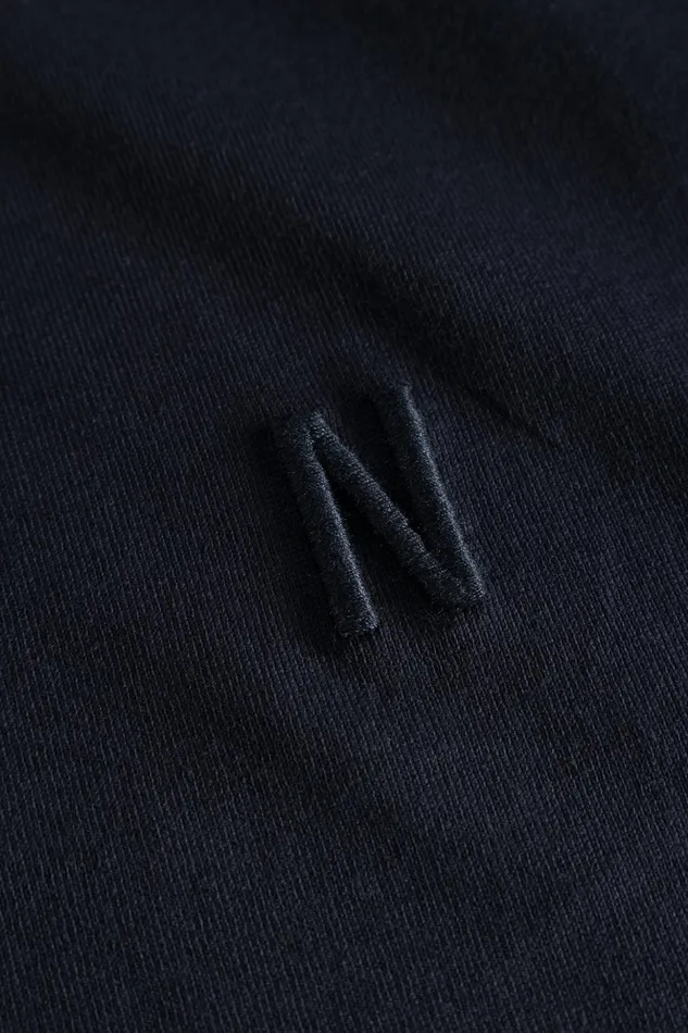 Men Norse Projects TShirts Johannes N Logo Tshirt Dark Navy