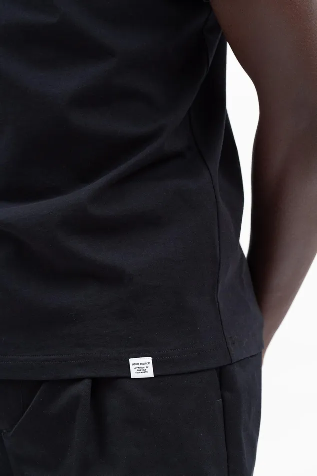 Men Norse Projects TShirts Niels Standard Tshirt Black