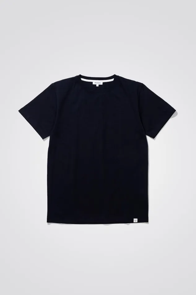 Men Norse Projects TShirts Niels Standard Tshirt Dark Navy