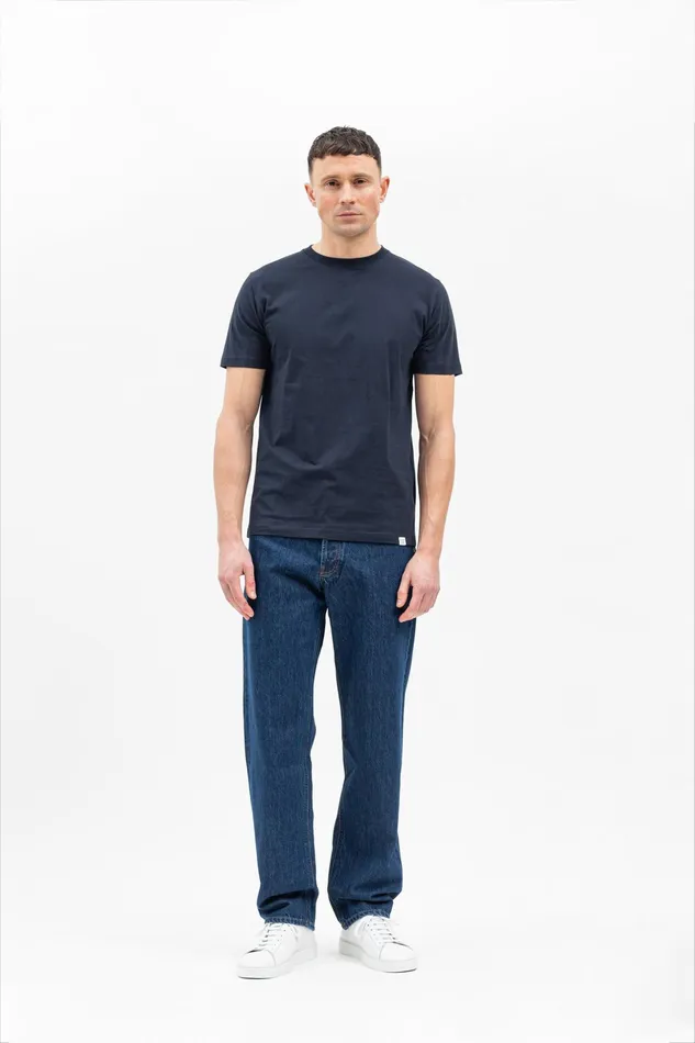 Men Norse Projects TShirts Niels Standard Tshirt Dark Navy