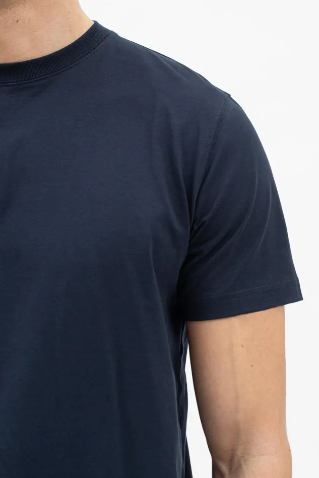 Men Norse Projects TShirts Niels Standard Tshirt Dark Navy