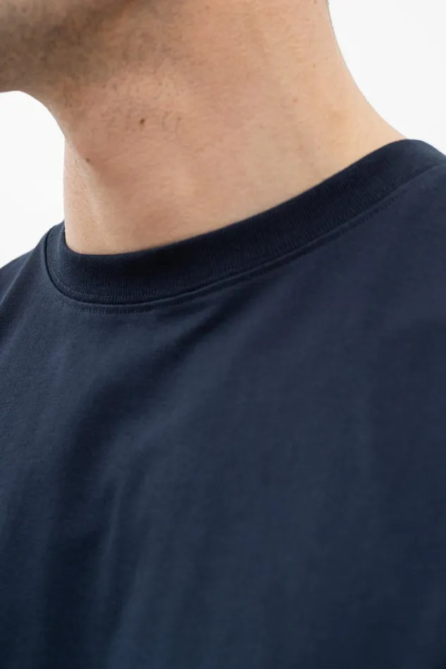 Men Norse Projects TShirts Niels Standard Tshirt Dark Navy