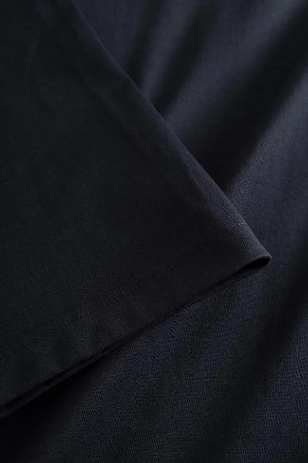 Men Norse Projects TShirts Simon Brush Print TShirt Dark Navy