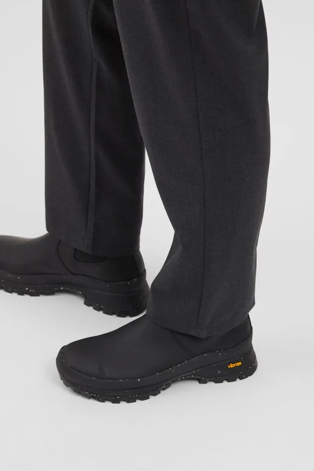 Men Norse Projects Trousers Aaren Cordura Tech Wool Trouser Charcoal Melange
