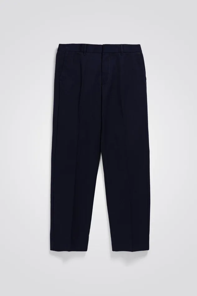 Men Norse Projects Trousers Andersen Gabardine Chino Dark Navy