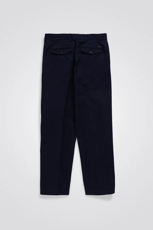 Men Norse Projects Trousers Andersen Gabardine Chino Dark Navy