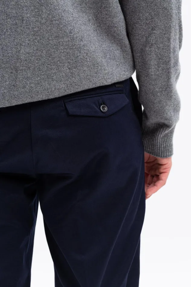 Men Norse Projects Trousers Andersen Gabardine Chino Dark Navy