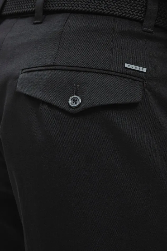Men Norse Projects Trousers Christopher Gabardine Trouser Black