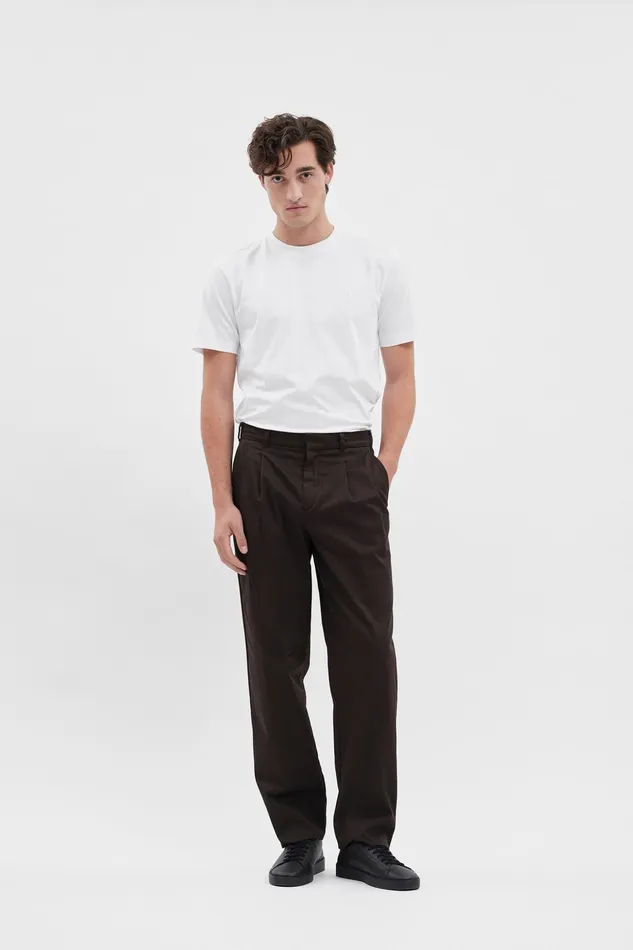 Men Norse Projects Trousers Christopher Gabardine Trouser Espresso