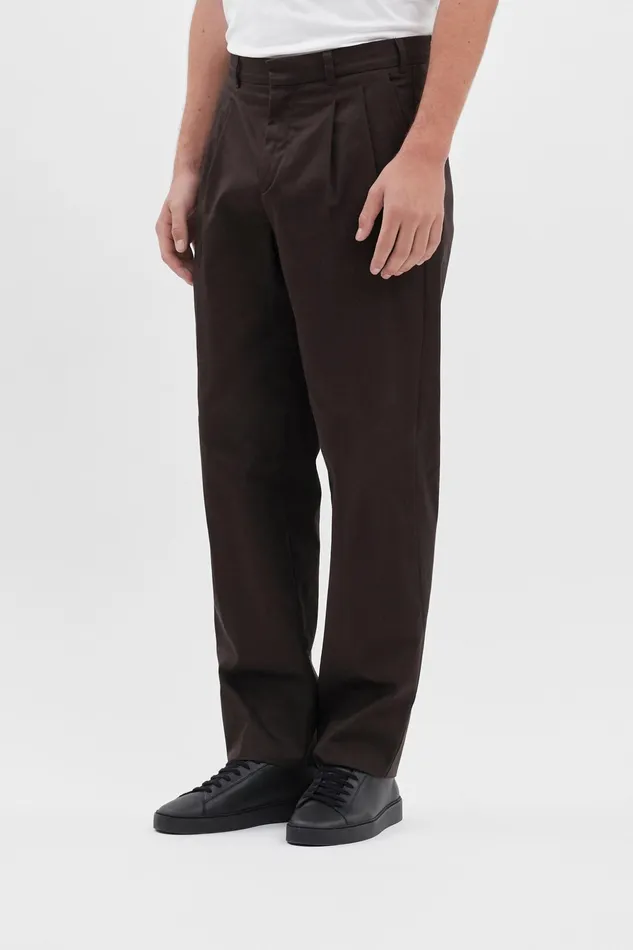 Men Norse Projects Trousers Christopher Gabardine Trouser Espresso