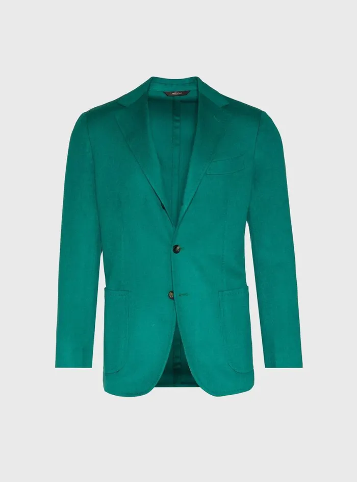Men Paul Stuart Blazers and Jackets Green Cashmere Soft Jacket Green